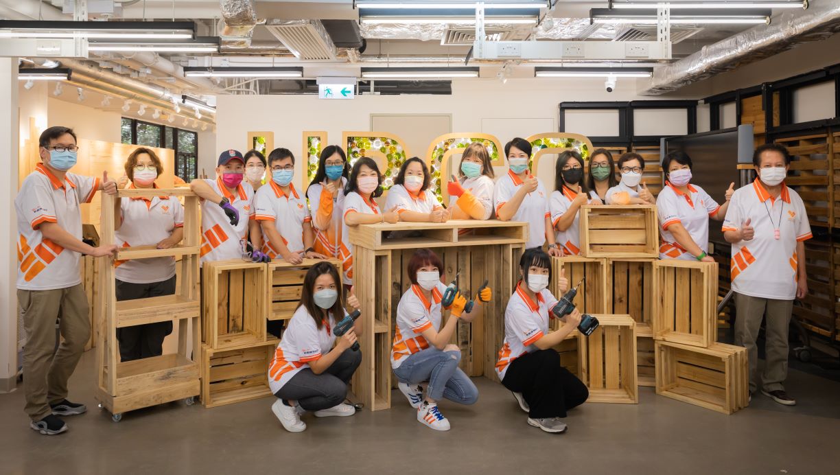 NWS “Upcycling for New Life” Programme Transform waste pallets into practical furniture